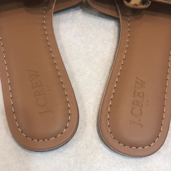 BNWT J Crew Leopard Slides - Picture 2 of 4